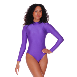 2008 - NYLON LYCRA TURTLE NECK LONG SLEEVE LEOTARD