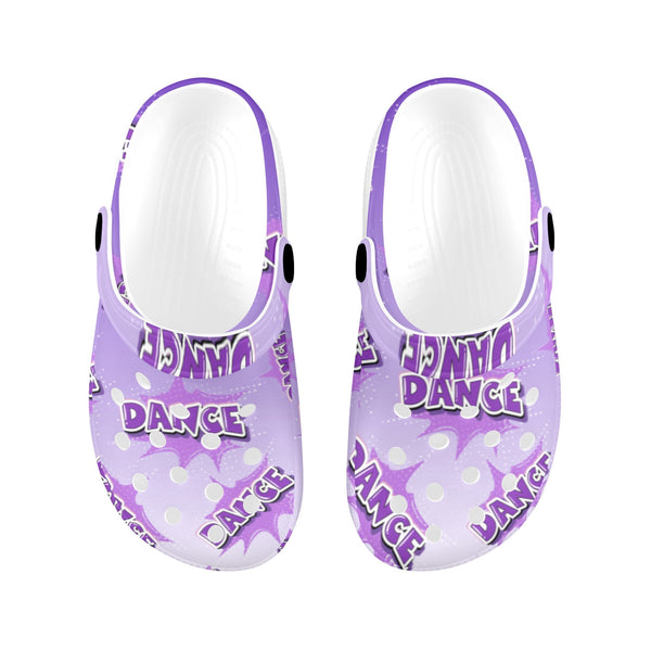 PRINT HUB - KIDS LILAC DANCE CLOGS