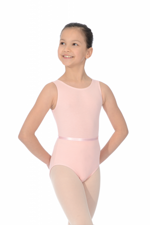 CJUNE - COTTON LYCRA SLEEVELESS LEOTARD WITH BELT