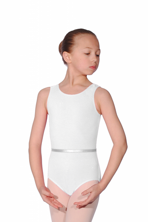 CJUNE - COTTON LYCRA SLEEVELESS LEOTARD WITH BELT