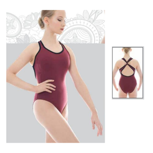 SALE - KASSY - X BACK LEOTARD - ADULT SMALL