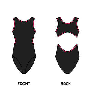 SALE - MARTINA - RECYCLED LYCRA SIDE CUT OUT LEOTARD