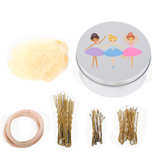 RVHAIR - BALLET TIN WITH HAIR ACCESSORIES