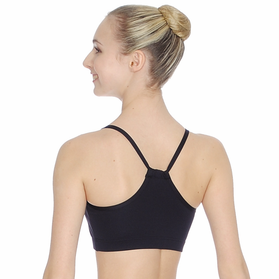 HARMONY - MICROFIBRE STRAPPY CROP TOP