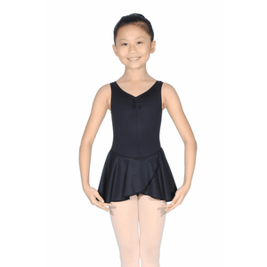 MEDLEY - MICROFIBRE SLEEVELESS LEOTARD WITH ATTACHED SKIRT