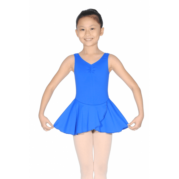 MEDLEY - MICROFIBRE SLEEVELESS LEOTARD WITH ATTACHED SKIRT