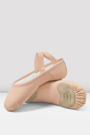 BLOCH S0217L - ELATION PINK CANVAS SPLIT SOLE BALLET SHOES