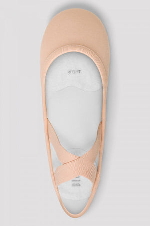 BLOCH S0217L - ELATION PINK CANVAS SPLIT SOLE BALLET SHOES