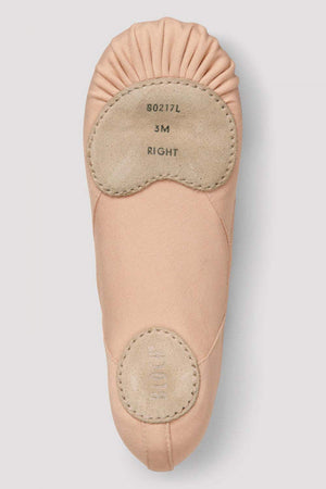 BLOCH S0217L - ELATION PINK CANVAS SPLIT SOLE BALLET SHOES