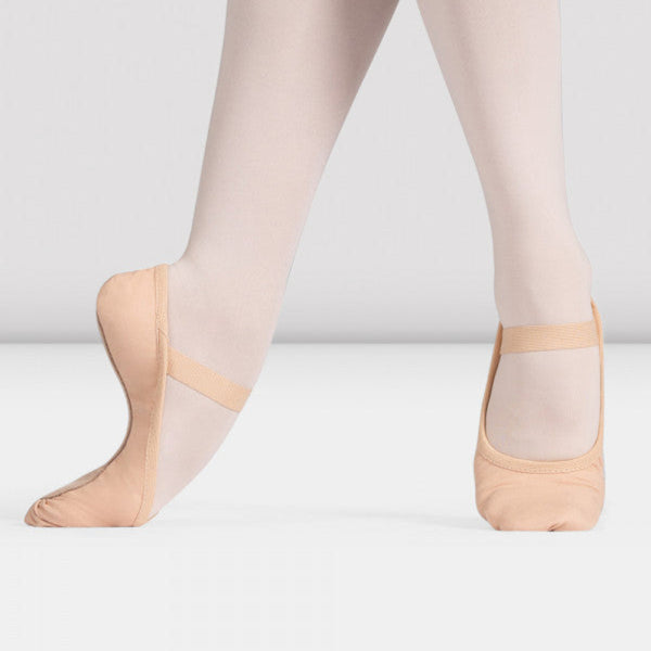 BLOCH S0239 - ARISE II PINK CANVAS BALLET SHOES