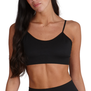 BLACK ACTIVEWEAR BRA TOP