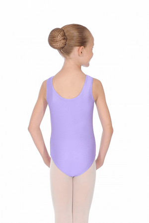 SHEREE - NYLON LYCRA SLEEVELESS LEOTARD WITH A GATHERED BUSTLINE