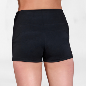 BLACK HIGH WAISTED SHORTS