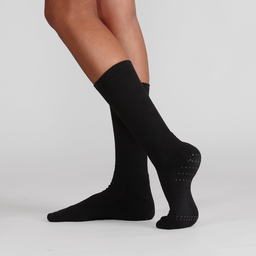 'SILKY' DANCE TURNING SOCKS WITH GRIPS