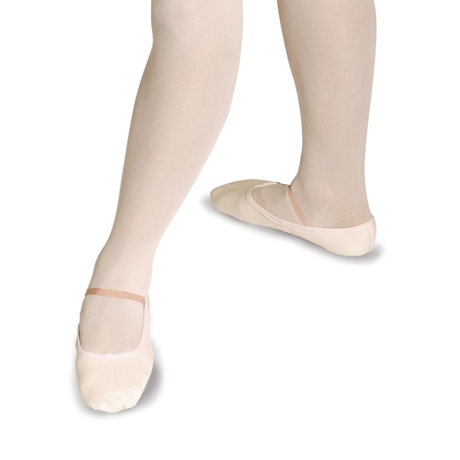 NSSC - PINK CANVAS FULL SOLE BALLET SHOES