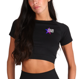 PRINT HUB - PERSONALISED SEAMLESS ACTIVEWEAR CROP TOP