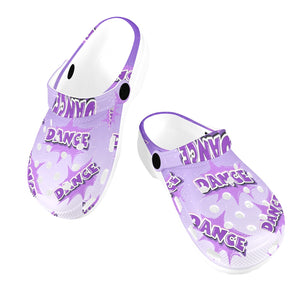 PRINT HUB - KIDS LILAC DANCE CLOGS