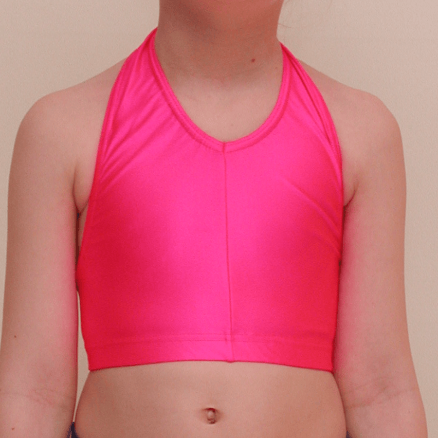 SALE - VICKY - HALTER NECK CROP TOP - BLACK - SIZE 4