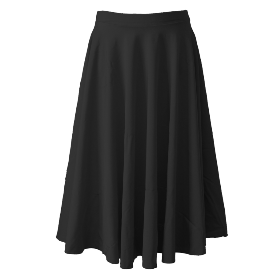 ECSL - NYLON LYCRA LONGER LENGTH CIRCULAR SKIRT