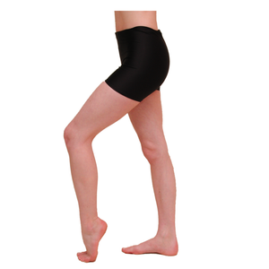 TAPPERS & POINTERS BLACK COTTON LYCRA HOTPANTS / SHORTS
