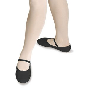 ROCH VALLEY BLACK LEATHER OPHELIA BALLET SHOES