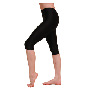 SALE - PEDAL - LYCRA BELOW KNEE LENGTH LEGGINGS - BLACK