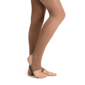 REDUCED - RUMPF 125 STIRRUP SHIMMER TIGHTS - XL ADULT TOAST (WHILE STOCKS LAST)