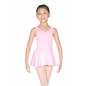 ROCH VALLEY MEDLEY SLEEVELESS LEOTARD WITH ATTACHED SKIRT