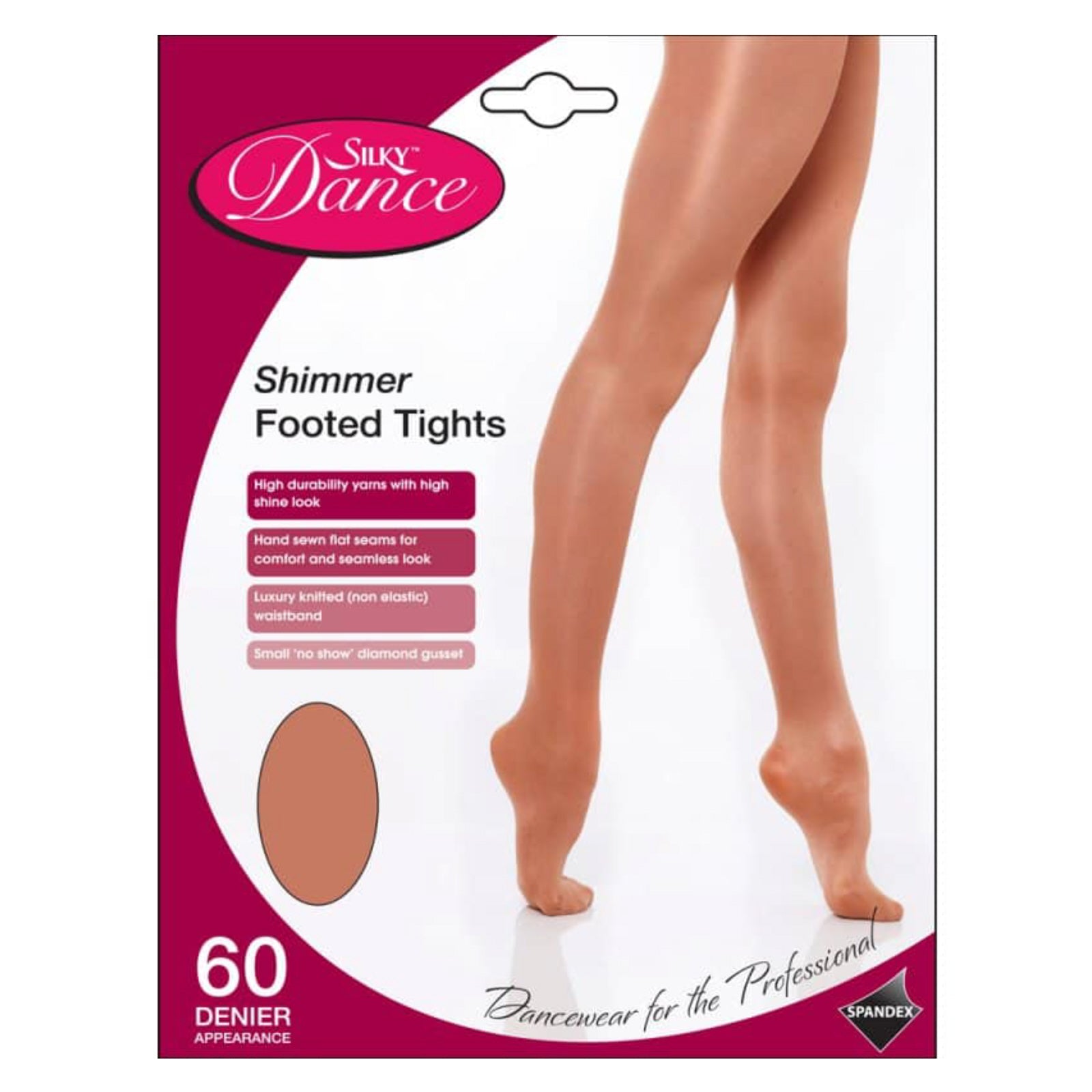 Ladies Shimmer Footed Tights