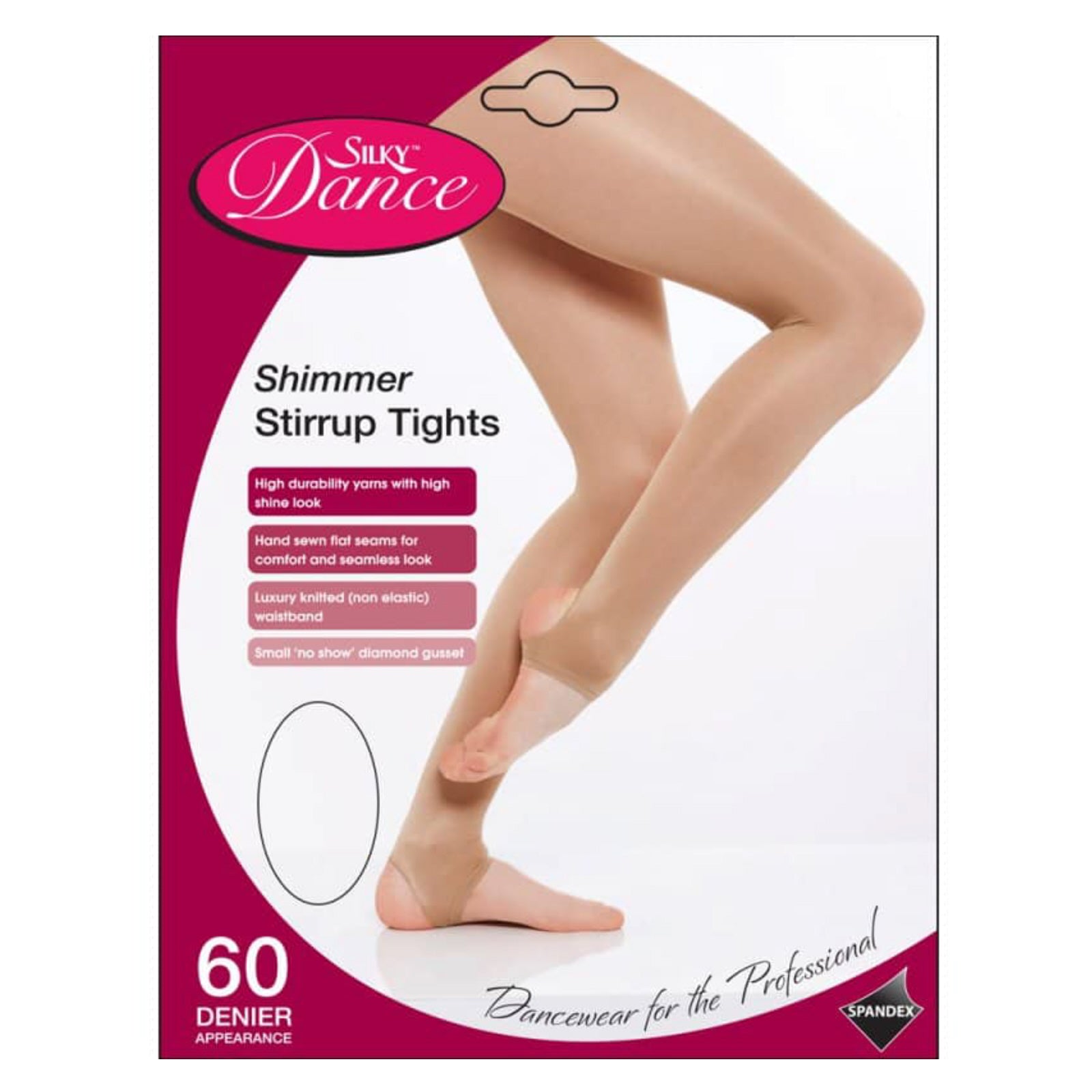 SILKY' BRAND SHIMMER DANCE TIGHTS WITH STIRRUP