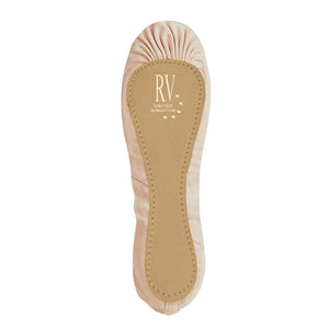ROCH VALLEY PINK CANVAS FULL SOLE BALLET SHOES