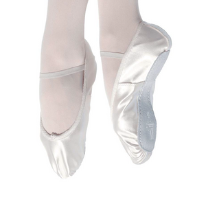 ROCH VALLEY PREMIUM IVORY SATIN FULL SOLE BALLET SHOES