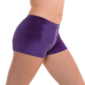 TAPPERS & POINTERS SMOOTH VELVET HIPSTER MICRO SHORTS - Click Dancewear - 2