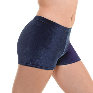 TAPPERS & POINTERS SMOOTH VELVET HIPSTER MICRO SHORTS - Click Dancewear - 3