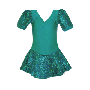 JADE GREEN MILLIE DRESS - SIZES 4 (MW) & 5 (LW) - Click Dancewear
