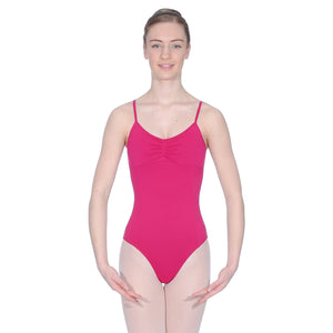 ROCH VALLEY MARGOT MICROFIBRE CAMISOLE LEOTARD WITH A PLEATED FRONT Dancewear Roch Valley 