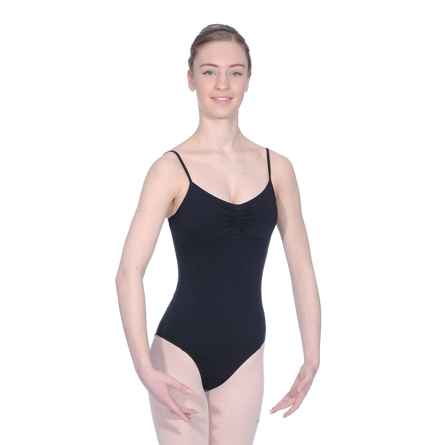 ROCH VALLEY MARGOT MICROFIBRE CAMISOLE LEOTARD WITH A PLEATED FRONT Dancewear Roch Valley Royal 2 (Age 9-10) 