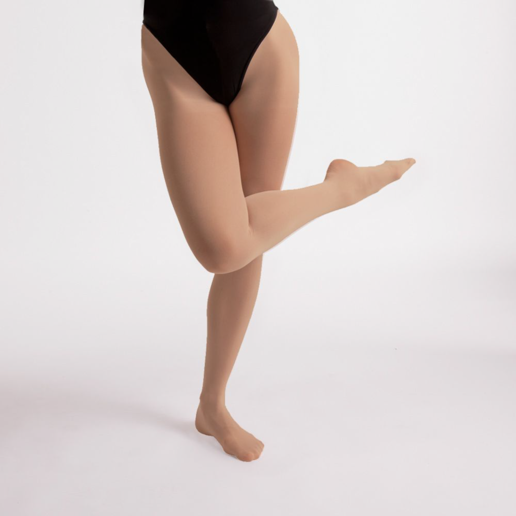 Silky Footless Dance Tights Kids Girls 60 Denier Ballet Tight Black, Pink  or Tan