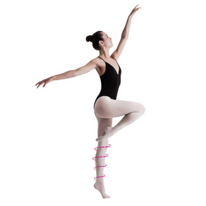'SILKY' BRAND SUPPORT+ 70 DENIER THEATRICAL PINK CONVERTIBLE BALLET DANCE TIGHTS